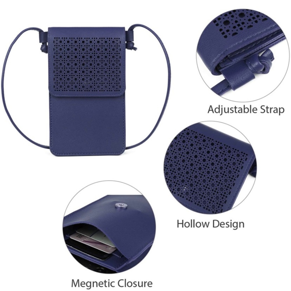 Crossbody Touchscreen Small Bag….Color: Blue….New - Picture 3 of 6